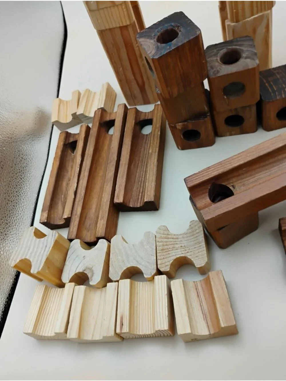 Duluth Trading Co Wooden Marble Maze Toy Set 100% Hardwood Non-Toxic Ages 5+